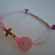 Bracelet pink button2