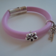 Bracelet pink flower